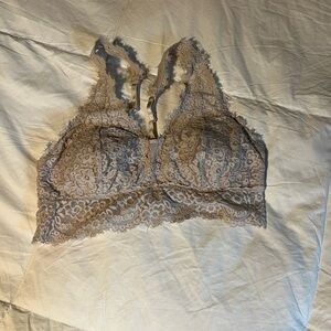 Aerie Lace Bralette in Soft Beige